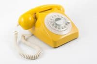 GPO 746 Rotary Telephone – Yellow